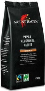 Ground roasted arabica coffee papua fair trade BIO 500 g - MOUNT HAGEN