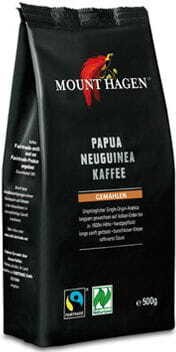 Ground roasted arabica coffee papua fair trade BIO 500 g - MOUNT HAGEN