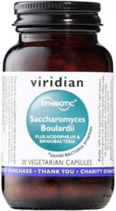 Synbiotic Sacharomyces Boulardii 30 capsules Viridian