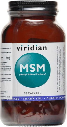 MSM organic sulfur compound 90 capsules Viridian