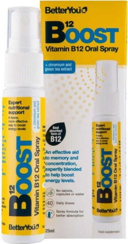 Boost pure energy Witamina B12 B-12 w sprayu 25ml MuliVit BetterYou