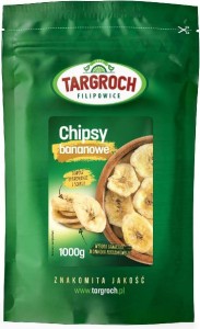 Chipsy bananowe 1000g Targroch