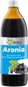 Sok aronia 100% 500ml EkaMedica