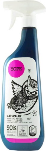 Natuurlijke vloeistof voor het reinigen van ramen en spiegels 750ml Yope