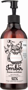 Liquid soap ginger and sandalwood natural 500ml Yope