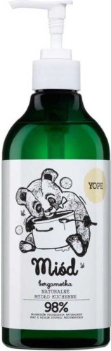 Honey and bergamot kitchen soap natural 500ml Yope