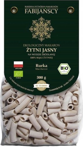 MACCHERONI PASTA (RYE LIGHT) BIO 300 g - FABIJAŃSCY