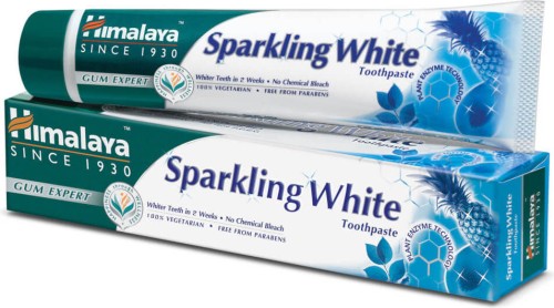 Sparkling White whitening toothpaste without fluoride 150g HIMALAYA