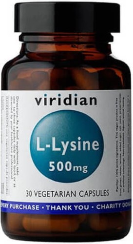 500mg L-Lysine 30 capsules Viridian