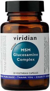 MSM glucosamine complex 30 capsules Viridian