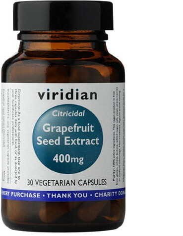 Grapefruit seed extract 400mg 30 capsules Viridian