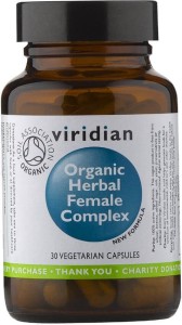 Organic herbal female complex 30 capsules Viridian