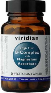 B-Complex high five with magnesium ascorbate 30 capsules Viridian