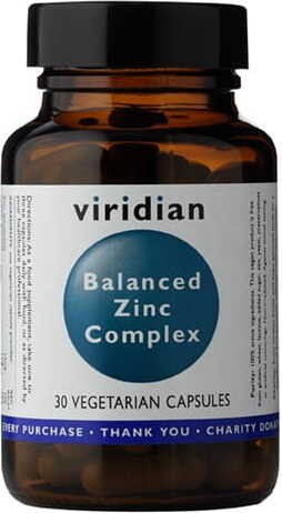 Zink Evenwichtig Zink Complex 30 capsules Viridian