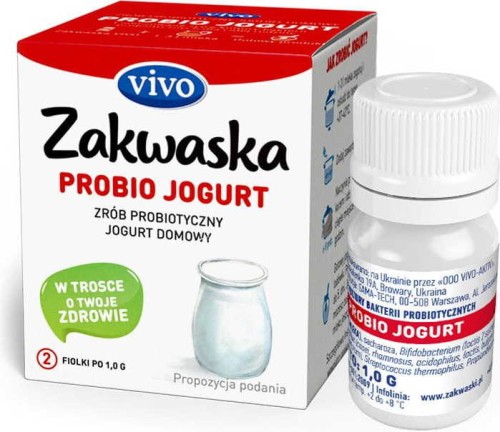 Huisgemaakte yoghurt PROBIO yoghurt levende bacterieculturen probiotische verpakking 2 x 1g BRONNEN VIVO