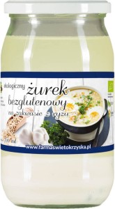 SOUR SOUP ON SOURDOUGH FOR RICE BIO 700 ml - FARMA ŚWIĘTOKRZYSKA