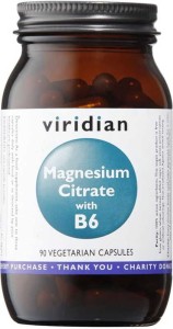 magnesium citrate with B6 90 capsules Viridian