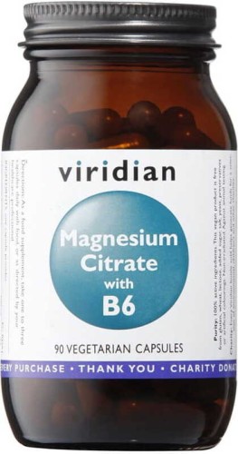 magnesium citrate with B6 90 capsules Viridian