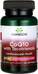 CoQ10 with 10mg Full-Spectrum Tocotrienols 60 kapsułek SWANSON