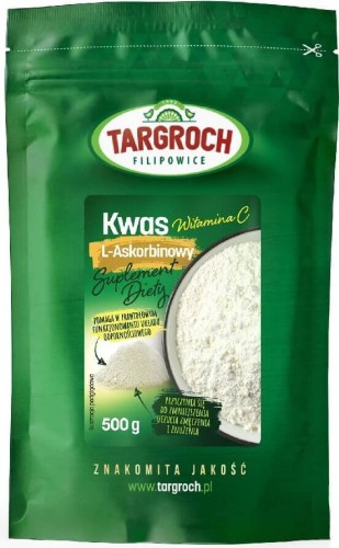 Witamina C - kwas l-askorbinowy proszek 500g Targroch