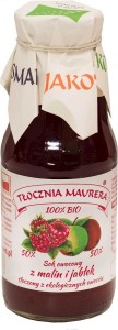 RASPBERRY JUICE WITH APPLE BIO 300 ml - TŁOCZNIA MAURERA