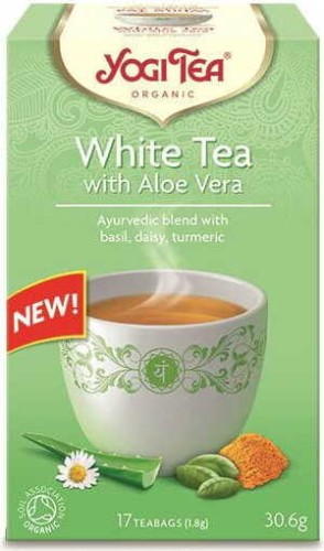 WHITE TEA WITH ALOE BIO (17 x 1,8 g) 30,6 g - YOGI TEA