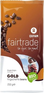 KAWA ZIARNISTA YIRGACHEFFE ARABICA ETIOPIA FAIR TRADE BIO 250 g - OXFAM