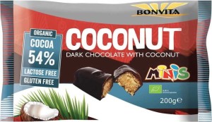 COCONUT BARS WITHOUT LACTOSE GLUTEN FREE BIO (10 x 20 g) - BONVITA