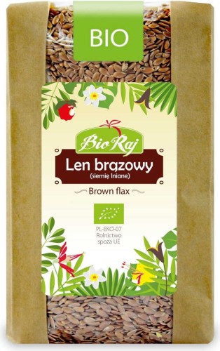 BROWN LINEN (LINSEED) BIO 400 g - BIO RAJ