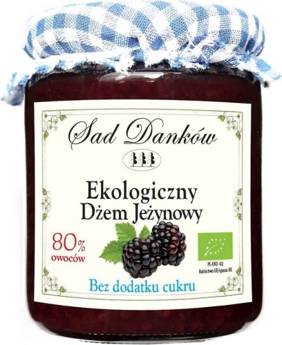 DŻEM JEŻYNOWY B/C BIO 260 g - SAD DANKÓW