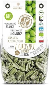 Gnocchi sardi pasta (from green peas) gluten free BIO 250g - Fabijańscy