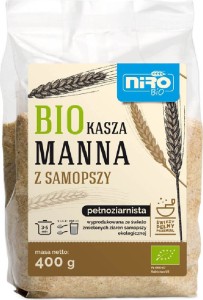 KASZA MANNA Z SAMOPSZY BIO 400 g - NIRO