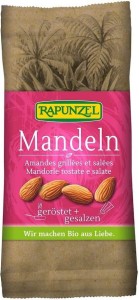 ALMENDRAS ASADAS SALADAS BIO 60 g - RAPUNZEL