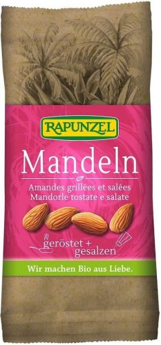 ALMENDRAS ASADAS SALADAS BIO 60 g - RAPUNZEL