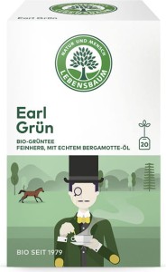 GREEN TEA EARL GREY INSTANT BIO (20 x 1,5 g) - LEBENSBAUM
