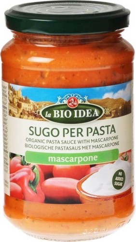 TOMATO SAUCE WITH MASCARPONE BIO 340 g - LA BIO IDEA