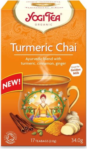 TURMERIC CHAI TEA BIO (17 x 2 g) 34 g - YOGI TEA