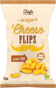CORN CRISPS CHEESE FLAVOR BIO 75 g - TRAFO