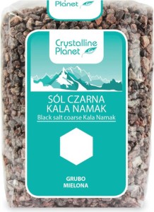 BLACK SALT KALA NAMAK COARSELY GROUND 600 g - CRYSTALLINE PLANET