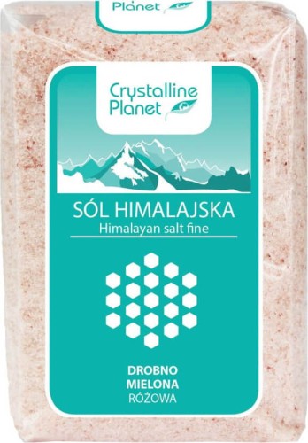 PINK HIMALAYAN SALT FINE GROUND 600 g - CRYSTALLINE PLANET