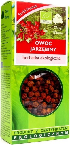 HERBATKA OWOC JARZĘBINY BIO 50 g - DARY NATURY
