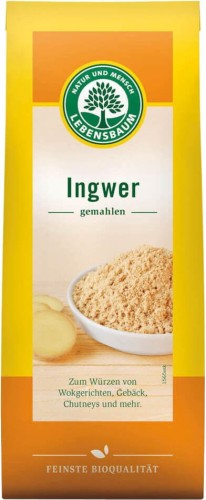 GROUND GINGER BIO 40 g - LEBENSBAUM