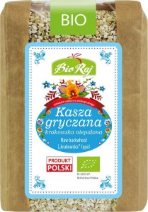 RAW BUCKWHEAT KRAKOWSKA TYPE BIO 400 g - BIO RAJ