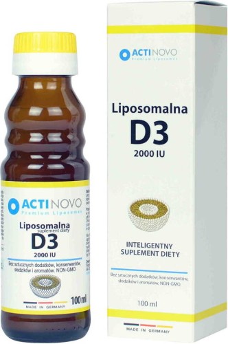 Vitamina liposomiale D3 2000IU 50 porzioni 100ml ActiNovo