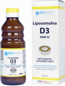 Liposomal vitamin D3 2000IU 125 portions 250ml ActiNovo