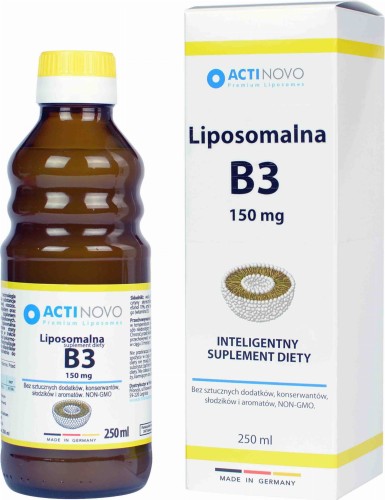 Liposomal vitamin B3 150mcg 50 portions 250ml ActiNovo