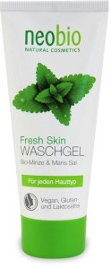 Face wash gel with mint and sea salt Eko 100 ml - Neobio