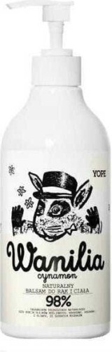 Natuurlijke handbalsem Vanille en kaneel 300ml Yope