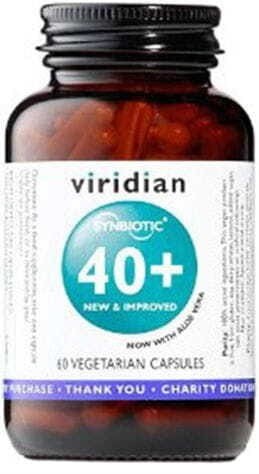 Bacterial flora Synbiotic 40+ new & improved 60 capsules Viridian