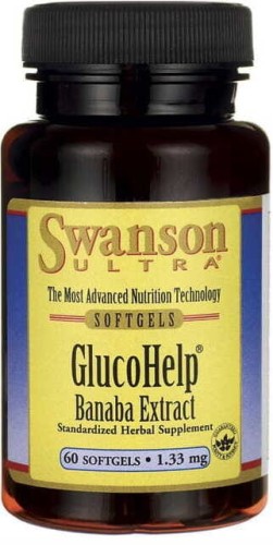 GlucoHelp Banaba extract 1,33mg 60 capsules SWANSON
